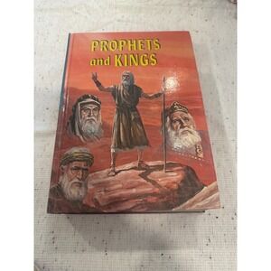Prophets and Kings Hardcover Book Bible stories picture vintage educational